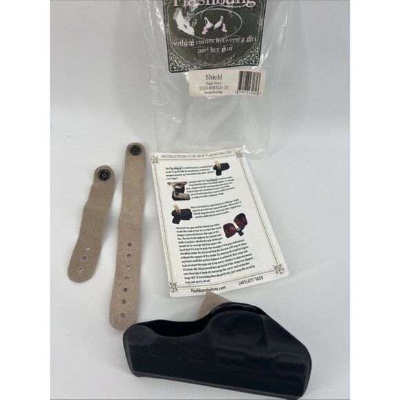 Flashbang Holster, Bra Holster 9220-SHIELD-10 S&W, Right Hand, Black, New - Picture 4 of 8